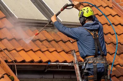 Démoussage et hydrofuge de toiture à Tréminis